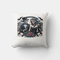 Till Death Do Us Part – Gothic Love Throw Pillow