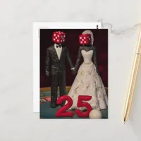 Gamble Red 25 on Marriage Surreal Postcard