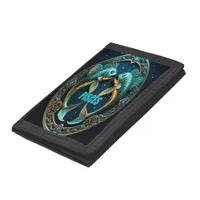 Pisces Astrology Sign Trifold Wallet