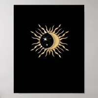 Whimsigoth Sun Moon Space Classic Poster