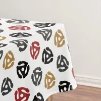Retro 45 RPM Vinyl Record Adapter Tablecloth – Vin