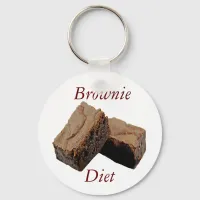 Brownie Diet Keychain