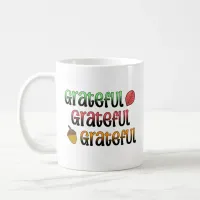 Autumn Colors | Grateful Typography Coffee Mug