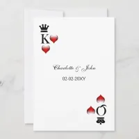 Vegas wedding save the date announcement