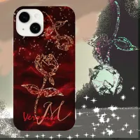 Elegant Red Phone Case