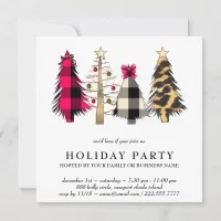 *~* Leopard PHOTO Fun AP20  Christmas  Party   Invitation