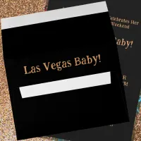 Las Vegas Bachelorette Party Black  Envelope