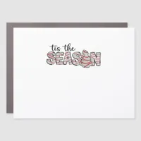 Tis The Season Christmas Tree Car Magnet