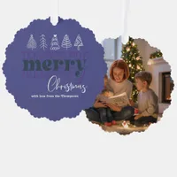 Twilight Sparkle Scribble Merry Christmas Keepsake Ornament Card