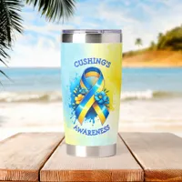 Cushing's Awareness Ribbon Insulated Tumbler