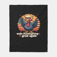 Make Thanksgiving Great Again Thanksgiving Classic Fleece Blanket