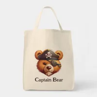 Captain Bear Tote Bag