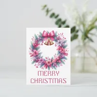 Wreath Christmas Card