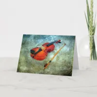 Christmas Violin Holiday Card