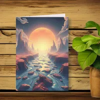 Surreal Ethereal Landscape | Magical Birthday Card