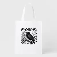 F-Caw-F Essential Funny Trendy Grocery Bag