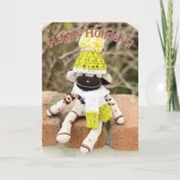 Sock Monkey - Native American Christmas Cards