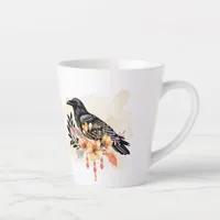 Goth Raven Coffee Mug Dark Aesthetic 