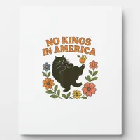 No Kings In America We The People Retro For Girl C Plaque