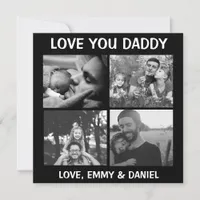 Black and White Filter | Love You Daddy Photo