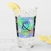 Chic 14th 24th 34th 43rd Opal Wedding Anniversary Glass