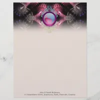 Yin Yang Fractal Artistry #003 Letterhead