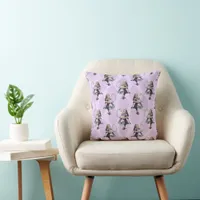 Alice Flamingo Throw Pillow