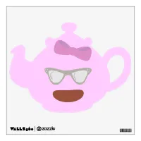 Sassy Granny Teapot Novelty Humor Face Wall Sticker