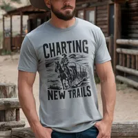 Charting New Trails: Cowboy Wagon Train T-Shirt