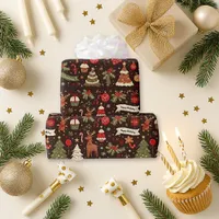 Midnight Birthday Christmas Wrapping Paper