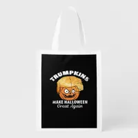 President Funny Trumpkins Halloween Grocery Bag