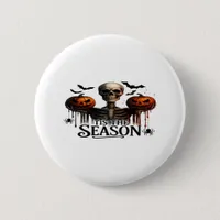 Halloween Skull Skeleton Button