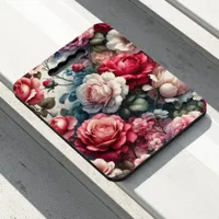 Timeless Rose Floral Charm Seat Cushion