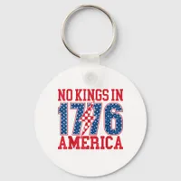 No Kings In America We The People Vintage Keychain