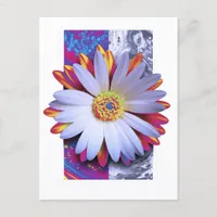 Holographic Flower Postcard