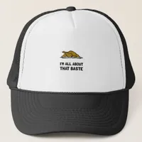 All About That Baste Fitted Trucker Hat