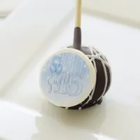 String Lights & Balloons Sweet 16 Lt. Blue ID473 Cake Pops