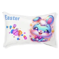 Cute bunny Happy Easter | Pet Bed