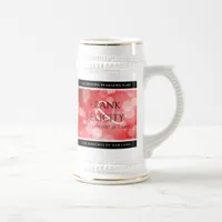 Elegant 40th 80th Ruby Wedding Anniversary Beer Stein