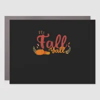 It’s Fall Y’all Autumn Pumpkins And Mushrooms Desi Car Magnet