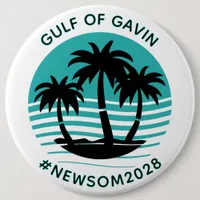 Gulf of Gavin | Funny Political Humor Large Button