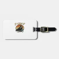 F-Caw-F Classic Vintage Art Luggage Tag