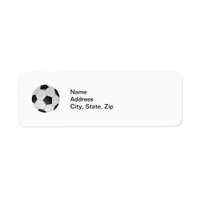 American Soccer or Association Football Label