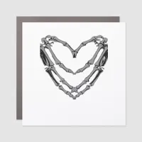 Skeleton Hands Heart Sign Retro Halloween Costume 