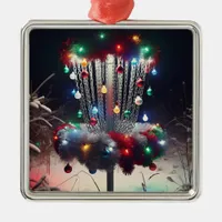 Have a Holly Jolly Disc-mas! Christmas  Metal Ornament