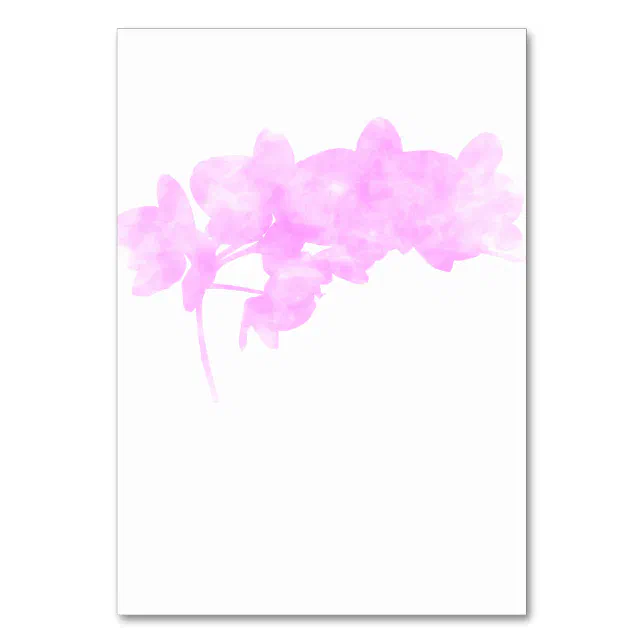 Orchid shade table number