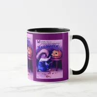 Vintage Entertaining Halloween Mug