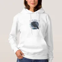 Funny F-Caw-F Raven Bird F-Caw-F Crow Classic Hoodie