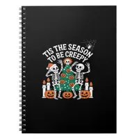 Creepy Funny Skeleton Halloween Spooky Notebook