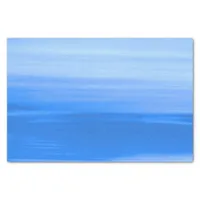 Blue ocean waves blue tissue paper